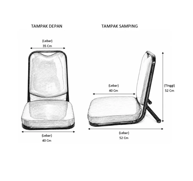 Kursi Gaming Lesehan - Image 6