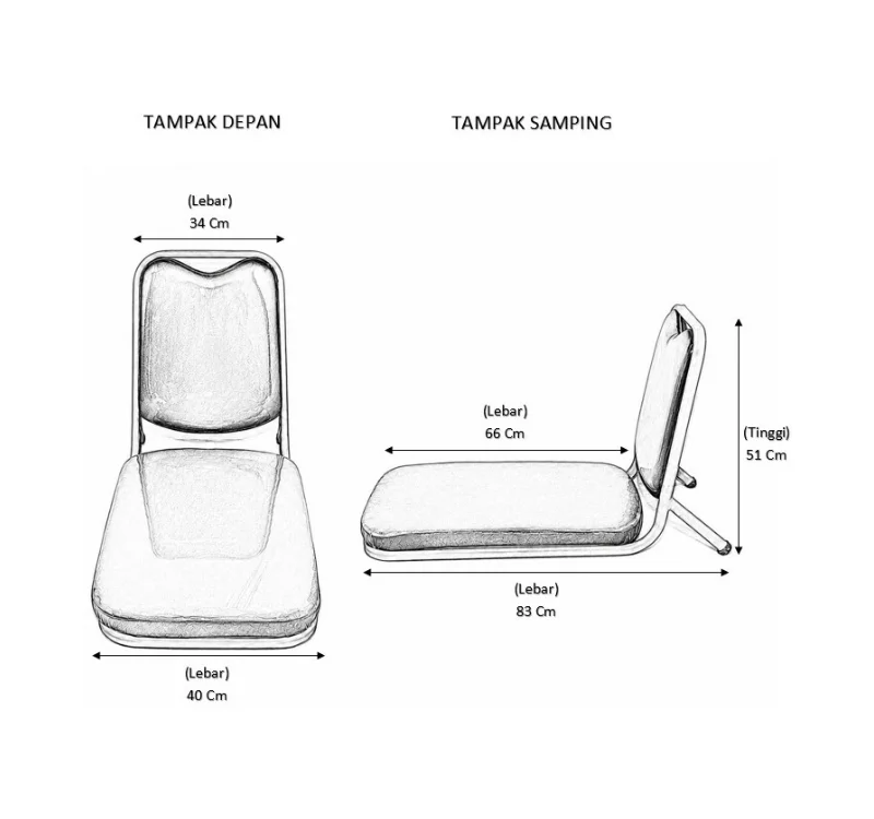 Kursi Gaming Lesehan Long - Image 6