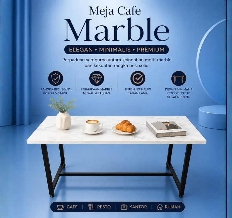 Meja - Meja Cafe Marble #1