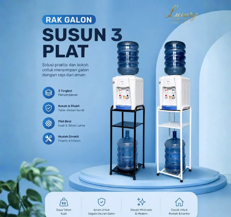 Rak Galon - Rak Galon Susun 3 Plat #1